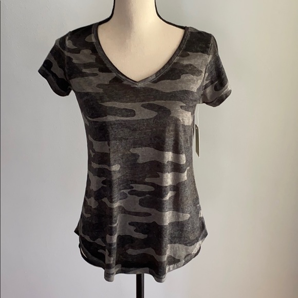 Lucky Brand Tops - NWT Army Camo Lucky Brand Super Soft Tee XS